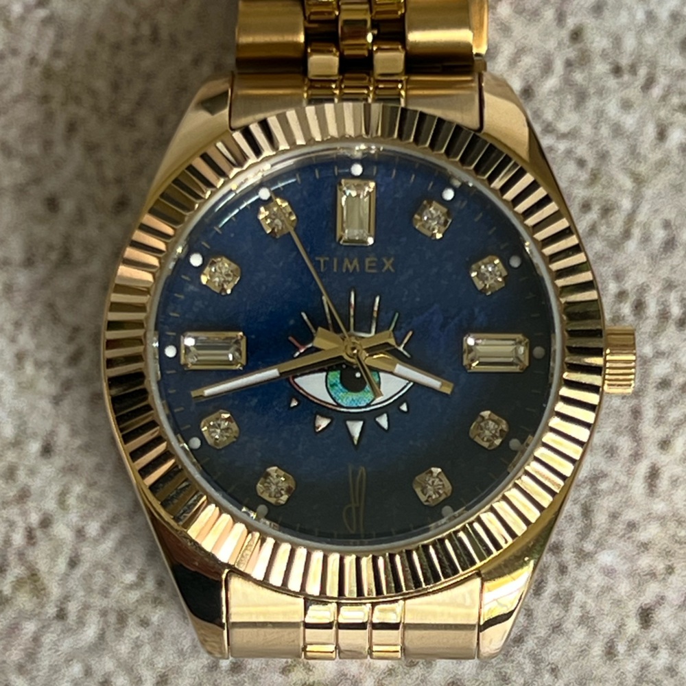 Timex Jacque Aiche blue aventurine sold out. New in Box. - Picture 6 of 6